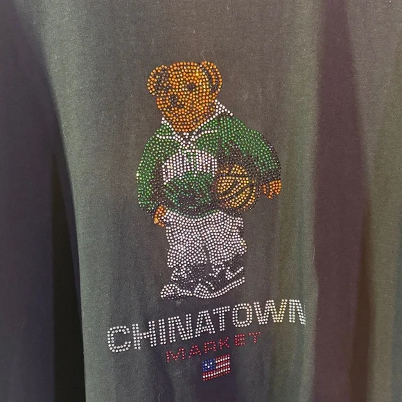 Chinatown Market Rhinestone Tee-XXL - Picture 2 of 5